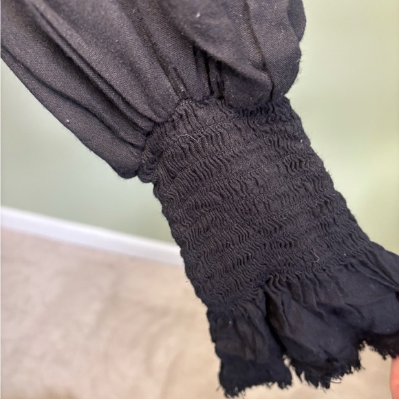 FP movement by Free People; Black; Crochet lace front mini dress; XS - Picture 3 of 6